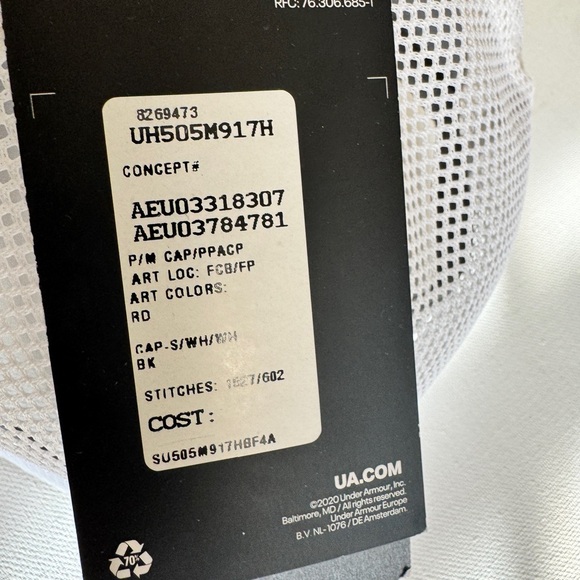 Under Armour UP 50 University Of Maryland Terrapins Terp Fitted Hat Large/XL - Picture 8 of 9